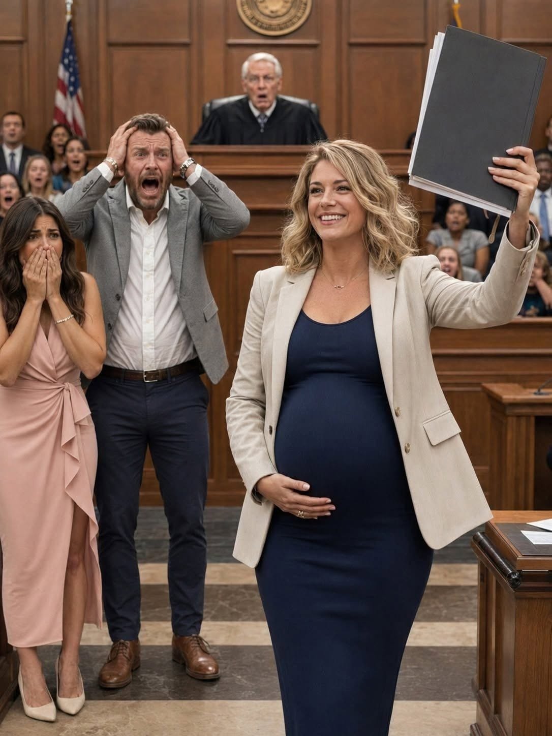 La bola de jugo pareció desaparecer en la pequeña habitación. 🏛️