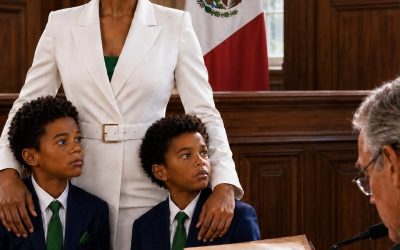 Mi marido acudió al juzgado de divorcios con tres abogados, un acuerdo prenupcial inquebrantable y la mujer con la que planeaba casarse, seguro de que obtendría toda nuestra fortuna y la custodia total de nuestros gemelos… hasta que el juez abrió los registros originales de propiedad de la empresa, leyó el primer nombre que aparecía en la lista e hizo una pregunta que le dejó pálido.
