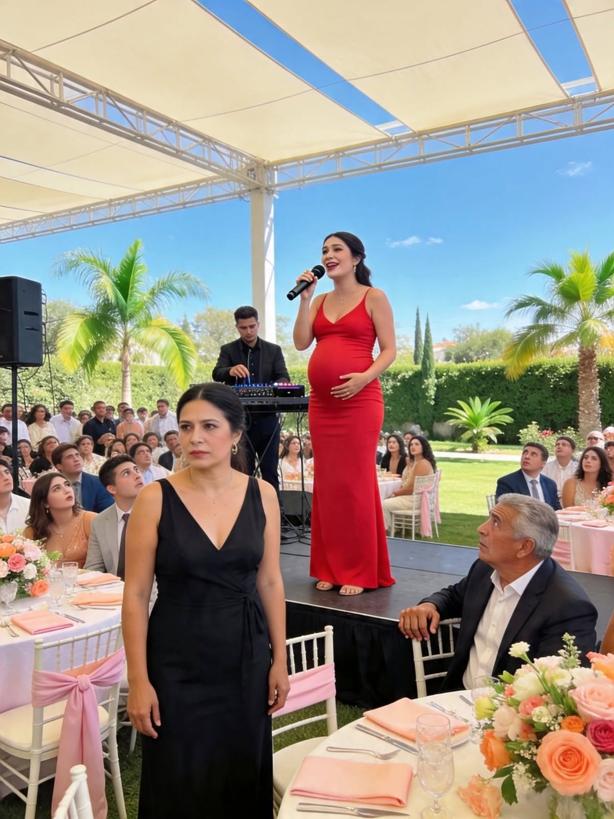 Mi hermana se quedó embarazada de mi marido. Y lo gritó por el micrófono, delante de trescientos invitados, en la fiesta de mi décimo aniversario de bodas.