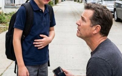 “Papá… por favor, no me hagas sentar”, me suplicó mi hijo de ocho años al llegar temblando a la puerta de mi departamento. Su madre lo había dejado afuera como si fuera un estorbo, diciendo que solo estaba haciendo “berrinche”. Pero cuando intenté revisar qué le pasaba, descubrí algo tan horrendo que llamé al 911 sin pensarlo dos veces.