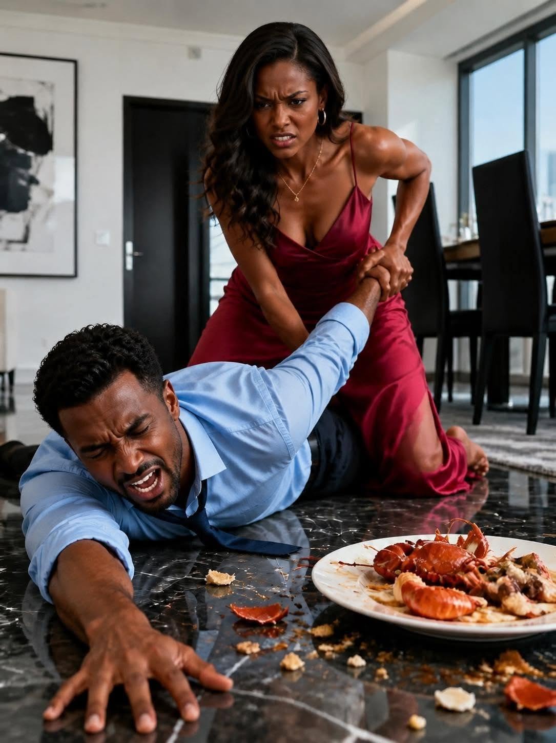 Apenas tres días después de nuestra boda, solo porque serví el almuerzo un poco tarde, mi esposo volcó la mesa del comedor de una patada y gritó: “¡A una mujer hay que pegarle para que aprenda cuál es su lugar!”. Me reí entre dientes y le respondí: “¡Pues entonces, se acabó la tregua!”.