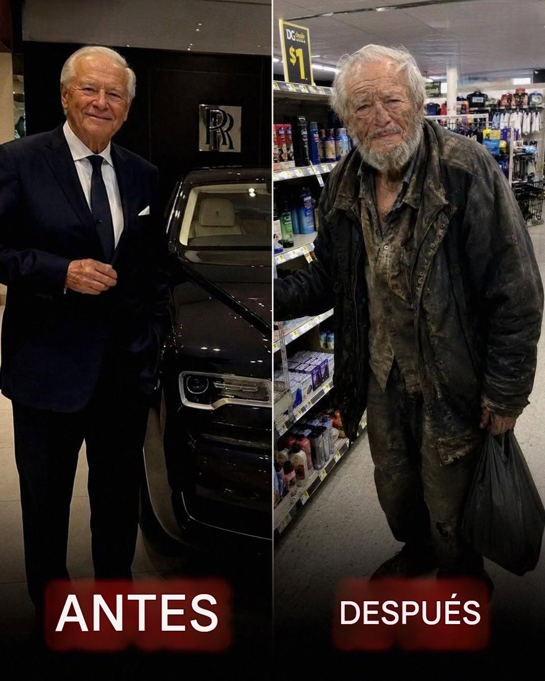 Fingí no tener hogar y entré en un supermercado para encontrar a mi heredero; lo que sucedió allí casi me hizo caer de rodillas.
