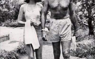 Gary Cooper de vacaciones con su hija: la foto antigua que revela ante todo a un padre.