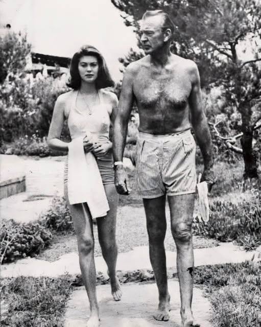 Gary Cooper de vacaciones con su hija: la foto antigua que revela ante todo a un padre.