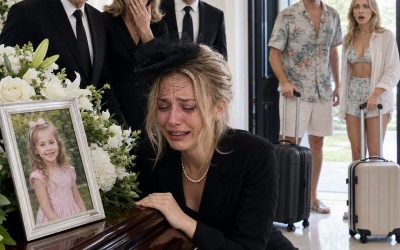 Mi hermana ignoró 127 llamadas mientras su hija agonizaba en el hospital… y cuando llegamos al funeral de Valeria, ella apareció bronceada y despreocupada junto a mi esposo, arrastrando las maletas de aquella misma escapada secreta.